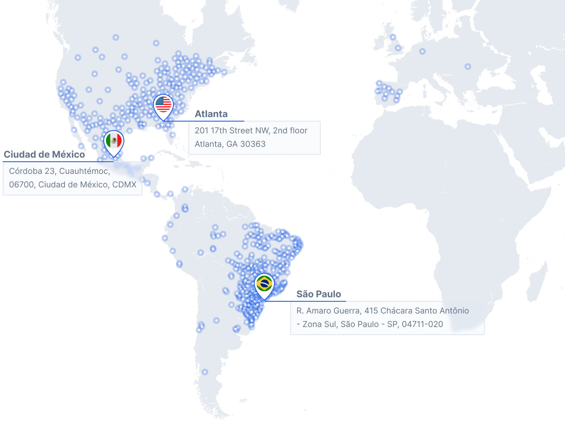 Mapa global Tractian