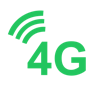 icon Conexão 3G/4G via receptor inclusa