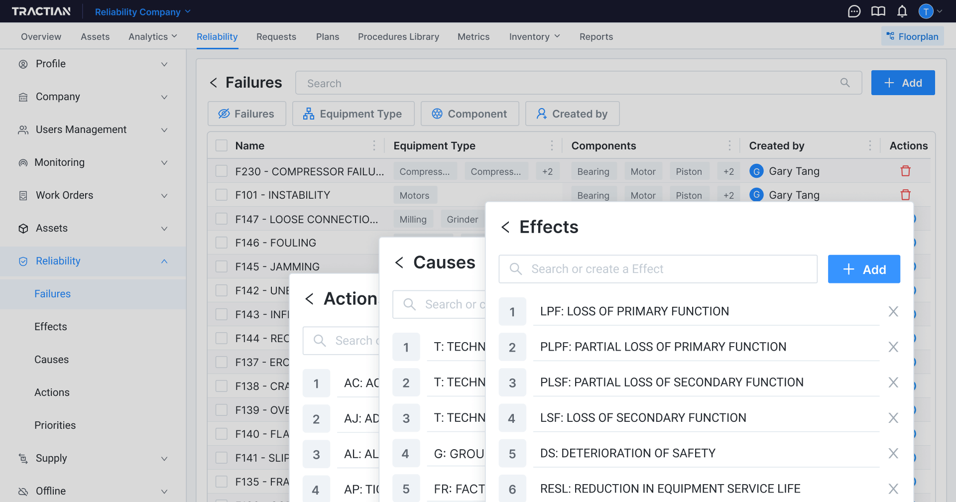 Failure Library Module for FMEA