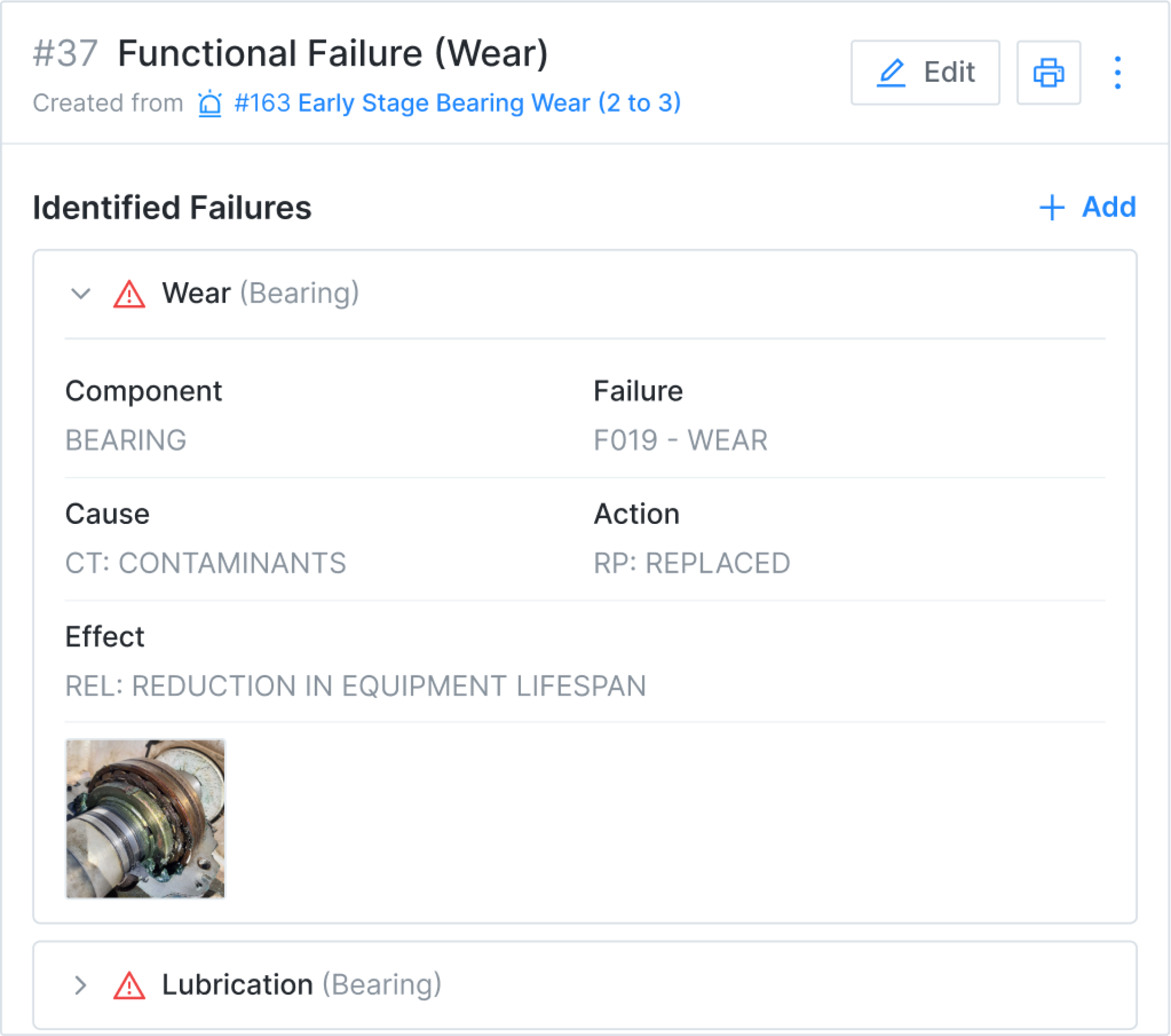 Failure Registration (FMEA)