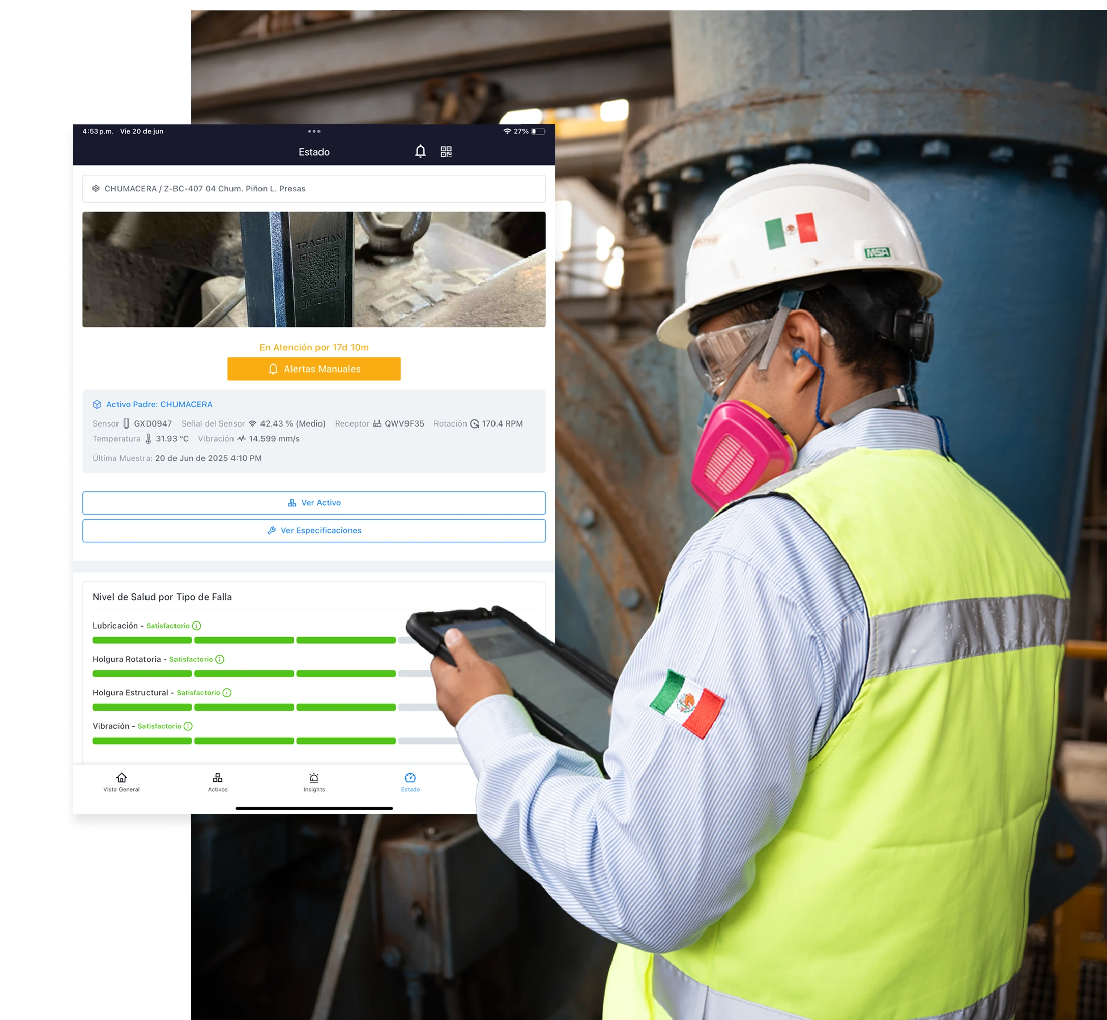 Planta virtual e identificación inteligente de activos