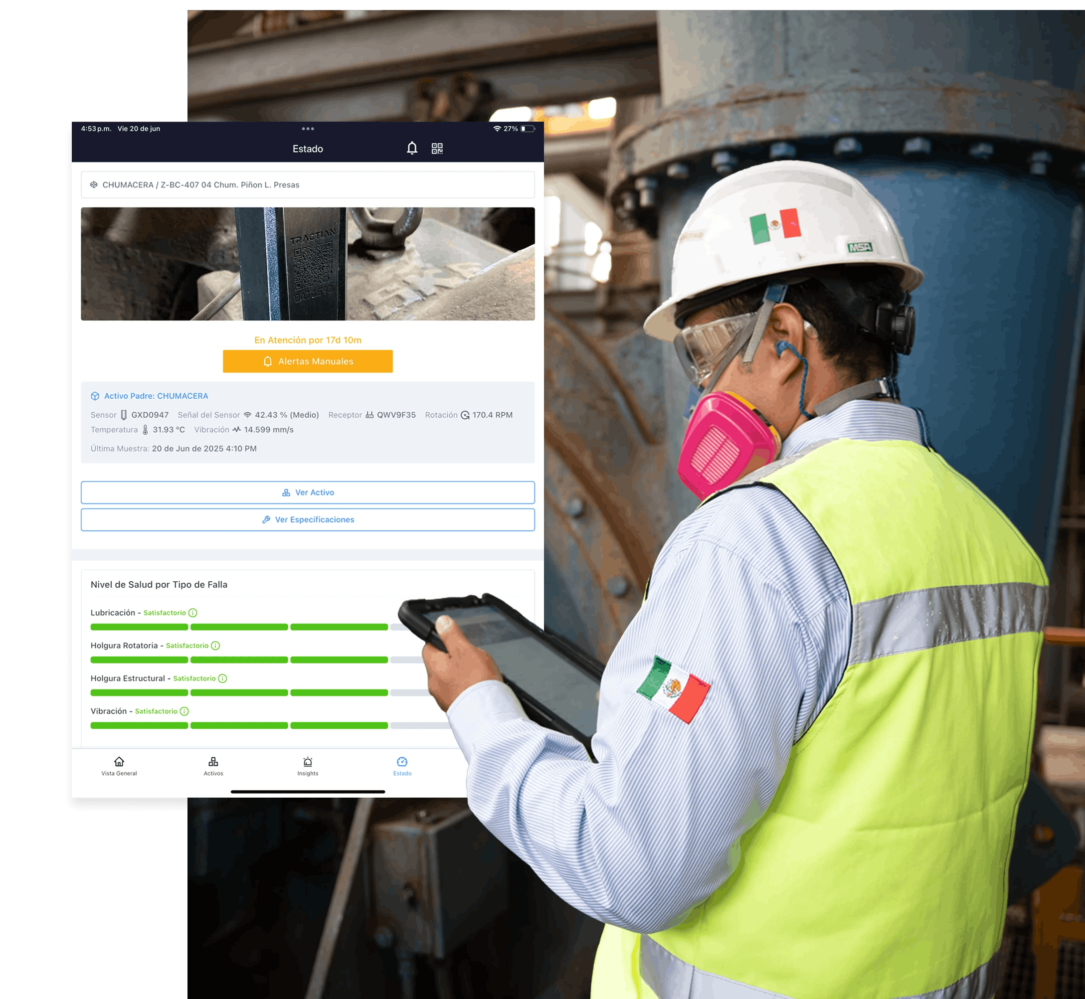 Planta virtual e identificación inteligente de activos