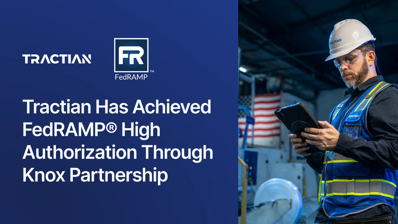Tractian Brings Asset Health Intelligence to Federal Agencies Through Knox's FedRAMP® High Authorization Platform