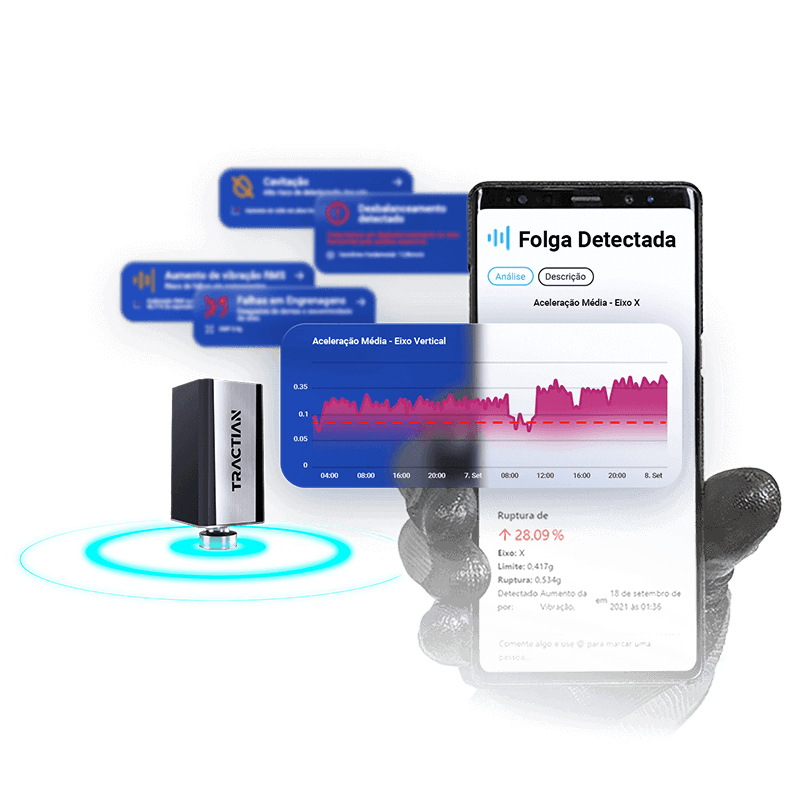 aplicativo tractian analise de vibracao