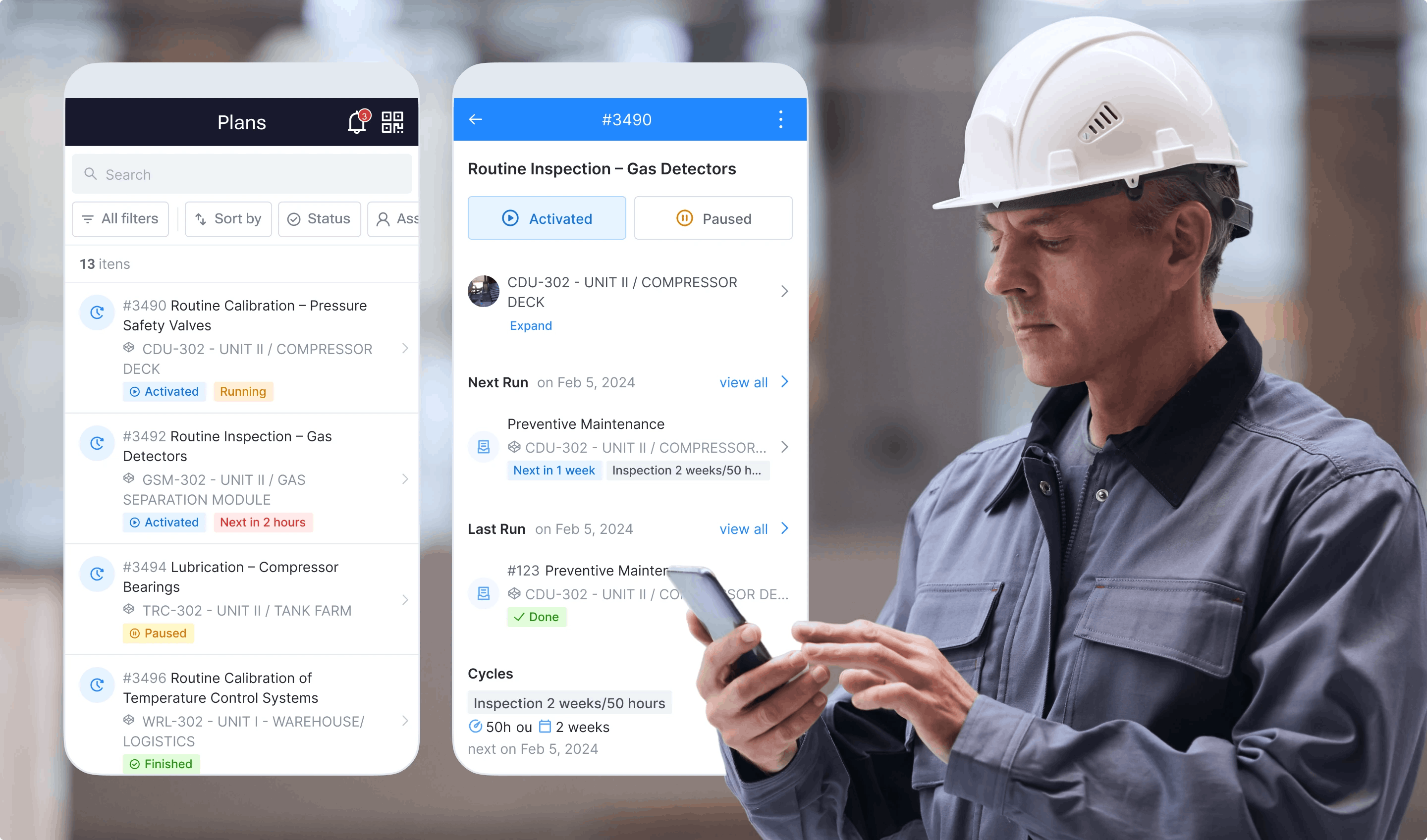 Never miss a preventive task again.