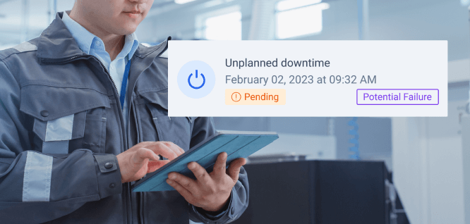 unplanned downtime smart trac warning