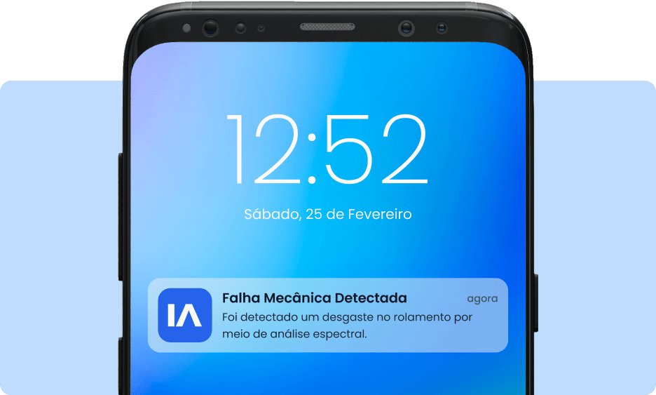 alerta de falha sensor tractian