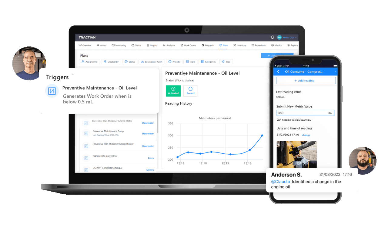 simplify your routine using tractian's traces solution