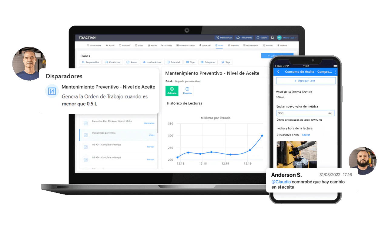 simplifique su rutina con la solución de trazados de tractian