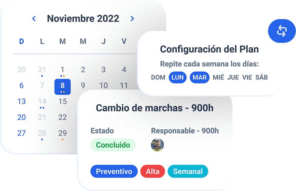 • Mantenimiento Preventivo y Predictivo