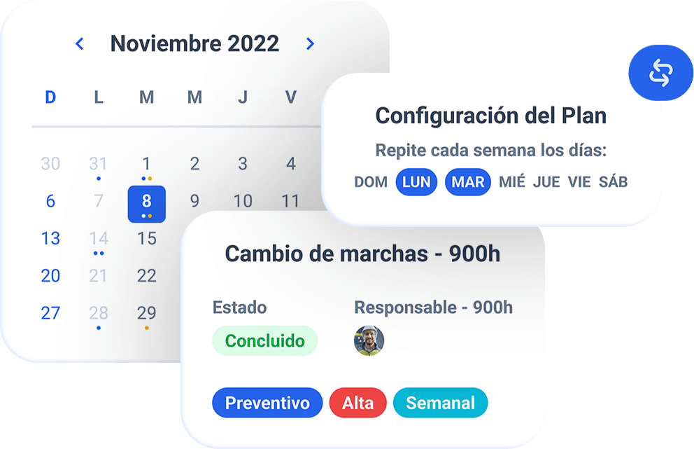 • Mantenimiento Preventivo y Predictivo