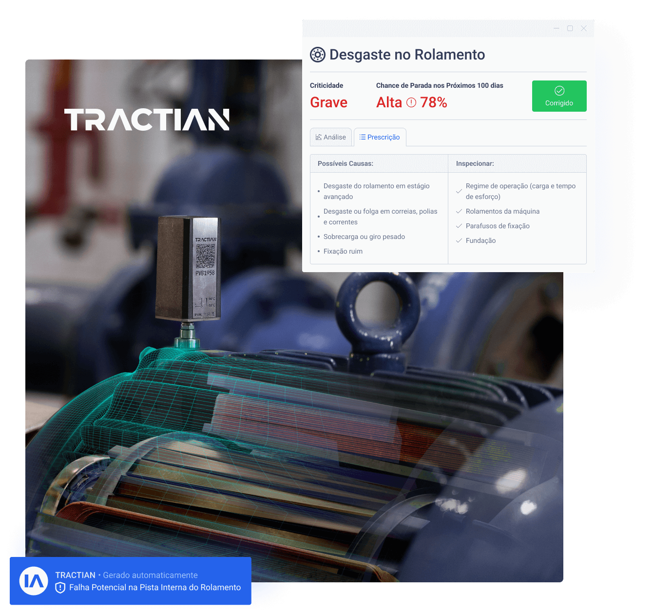 confiabilidade disponibilidade smart trac tractian