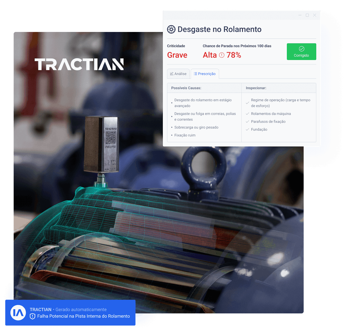 confiabilidade disponibilidade smart trac tractian