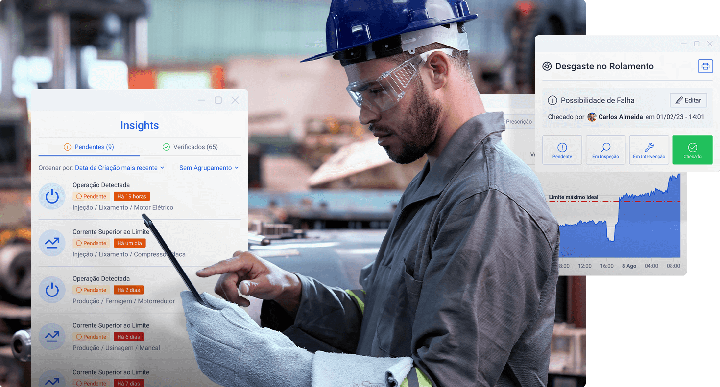 equipe em alerta smart trac tractian