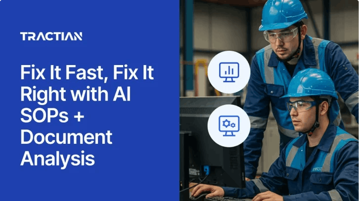 Fix It Fast, Fix It Right with AI SOPs