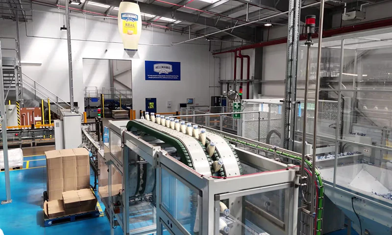 Planta Hellmann's - línea de producción